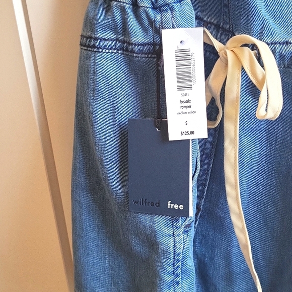 Aritzia Wilfred Free Beatriz Romper/short overalls Size S - NWT - Picture 5 of 5